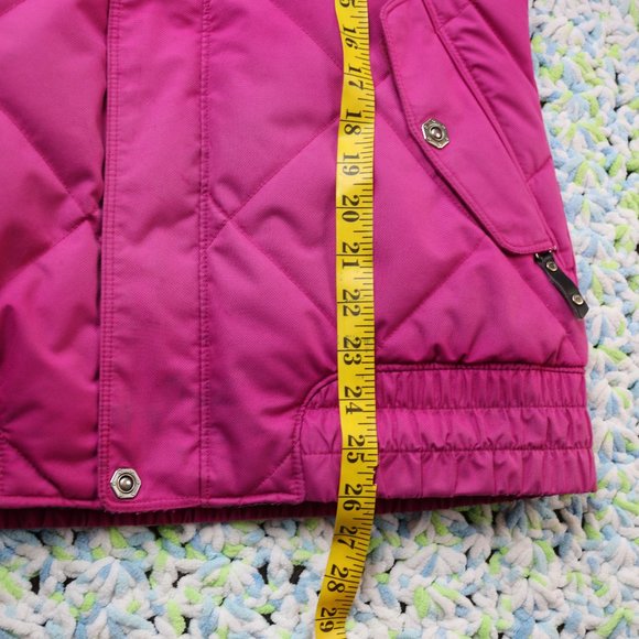 The North Face Goose Down Jacket Womens Small Pink Winter Snow Ski Parka Ladies - Picture 16 of 16